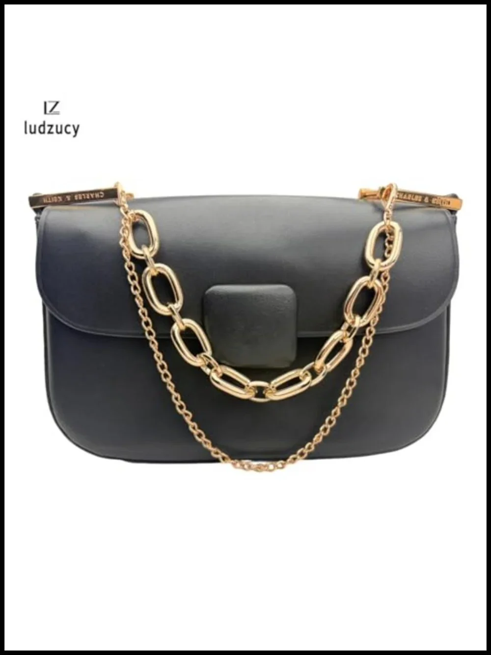 Double-Layer Bag Chain Keychain - Punk Purse & Wallet Accessory Decorative